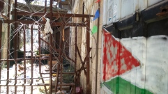 carreró d'Hebron bloquejat per colons